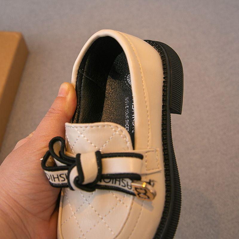 Girls Small Leather Shoes 2025 Spring and Autumn New Girls Children Princess Style Single Shoes Baby Shoes Soft Sole Mary Jane Versatile