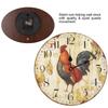 12 Inch Quartz Wall Clock Battery Operated Retro Wall Clock Colorful Wooden Wall Clock  For Home