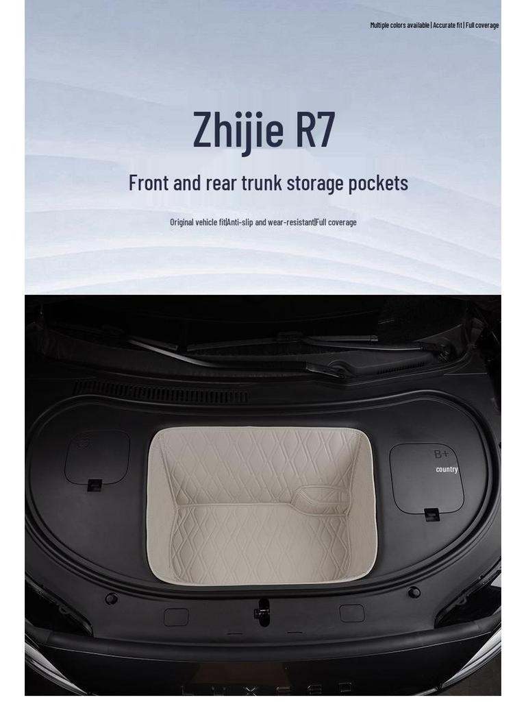 Zhiji R7 Front Trunk Storage and Decoration Mat Set