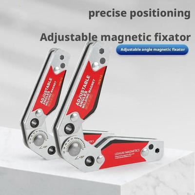 1 Stück Multi-Winkel Magnetklemme Werkzeug Schweißmagnet 20°-200° Verstellbare Winkel Magnetische Schweißklemme Halter Klein / Mittelgroß