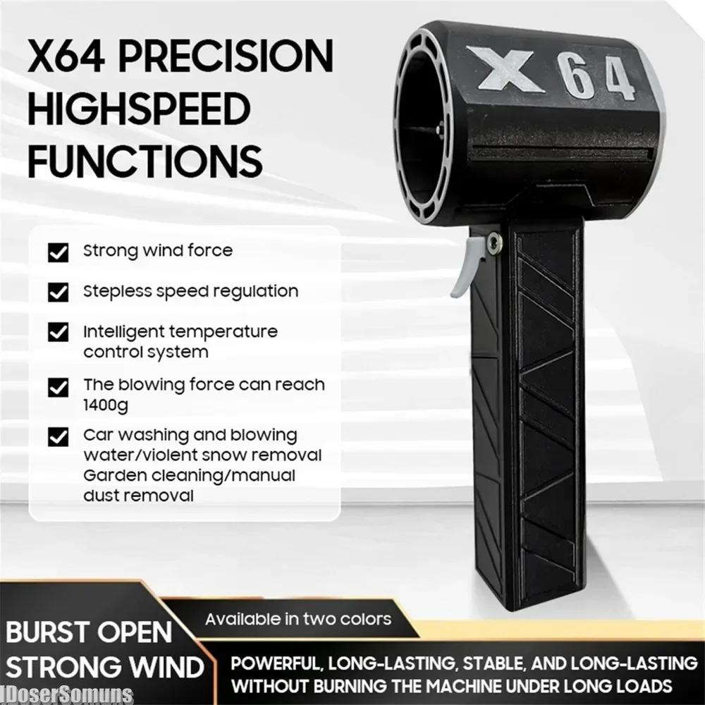 Electric Duster Stepless Adjustable Speed Intelligent Temperature Control System Brushless Motor Jet Dry Blower for Outdoor