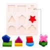 Children  Montessori Puzzles Wooden Toys for Shape Cognition Early Educational Learning Kids Games Child Birthday Gifts TMZ