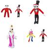 The Amazing Digital Circus Plush Toy Adorable Clown Doll Short Plush Fabric Pp Cotton Filling 23-30cm