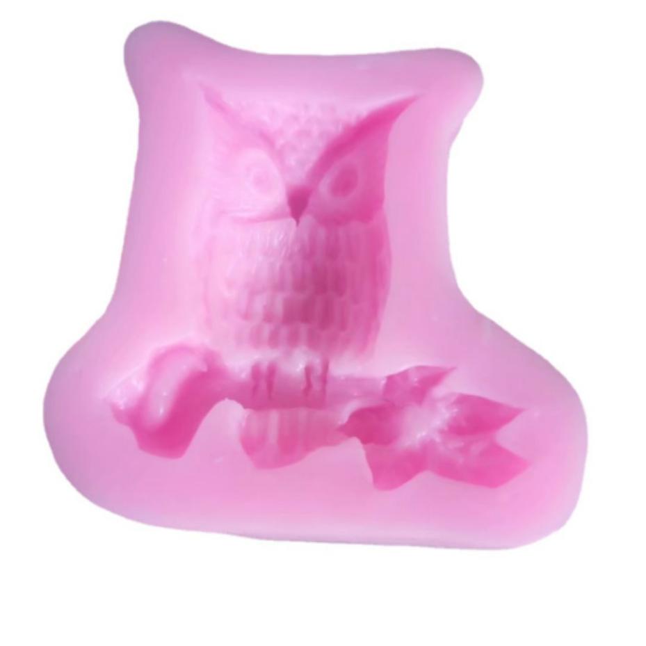 1 Pcs Silicone Kitchen Accessories Tools Owl Cake Moulds Fondont Chocolate Baking Moon Sugar Craft Cupcake Decorating