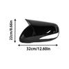 For LHD Lexus IS350 IS250 ES350 2008-2012 Car Rearview Side Mirror Cover Wing Cap Sticker Exterior Door Case Trim Carbon