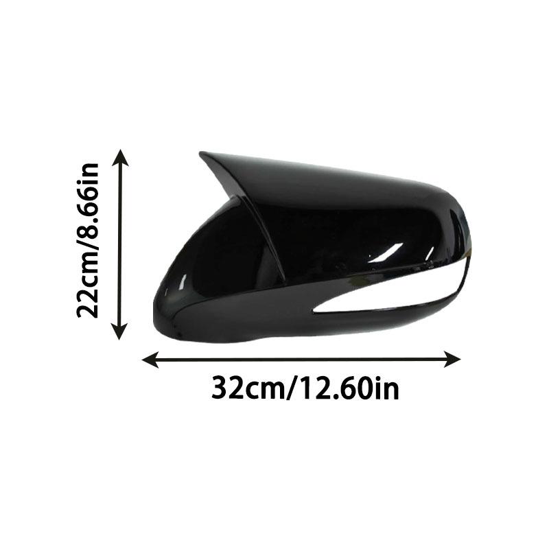 For LHD Lexus IS350 IS250 ES350 2008-2012 Car Rearview Side Mirror Cover Wing Cap Sticker Exterior Door Case Trim Carbon