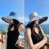 Foldable Fisherman Hat Double-Sided Sun Hat Casual Women's Beach Hat  Travel