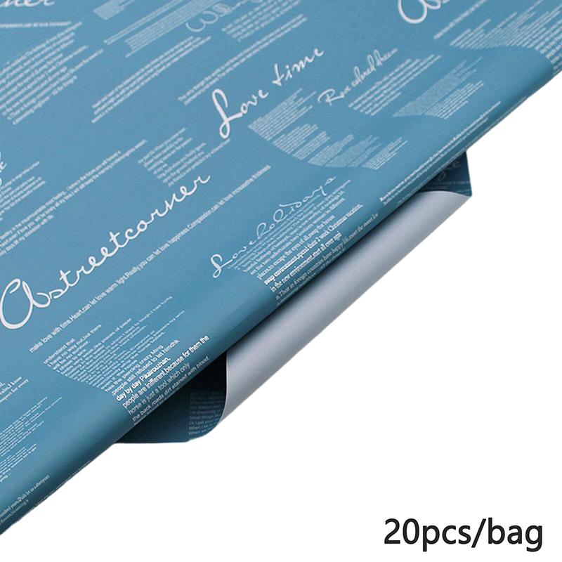 

20 Pcs Flower Wrapping Paper, Waterproof Florist Bouquet Paper, Diy Crafts