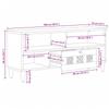TV Stand with Shelf Natural Finish 100 x 33 x 46 cm Solid Mango Wood