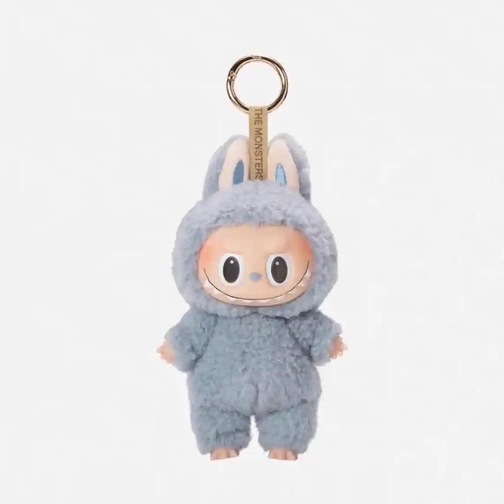 LABUBU Heart Macaron Enamel Face Sitting by POPMART BUBBLE.