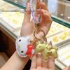 Year of the Horse 24k Gold Keychain: Custom Bag Charm for Business or New Year Gifts
