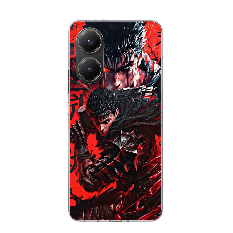 

Black White G-Guts B-Berserks Phone Case For Xiaomi Poco X7 X6 X5 Pro F7 Ultra Redmi 15C 15 13 13C 12 12C 10 10A 10C 9 9A 9C 9T Redmi 12