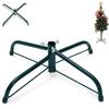Folding Christmas Tree Holder Base Detachable Tree Stand Support Bracket for Artificial Trees Holiday Party Decoration