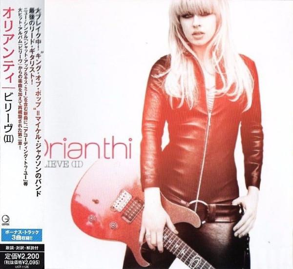 CD ORIANTHI - Believe (II) UICF1126 Geffen Records 2010 Japan Rock Used