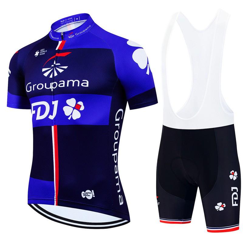 Unisex Cycling Jersey Shorts Set Quick-Dry Mountain Road Bike Apparel Breathable Performance Wear