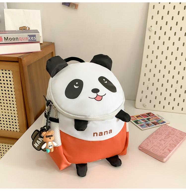 Kindergarten admission Kindertagesstätte kleines Buchtasche süß super süß roter Panda Anti-Verlust kleiner Rucksack