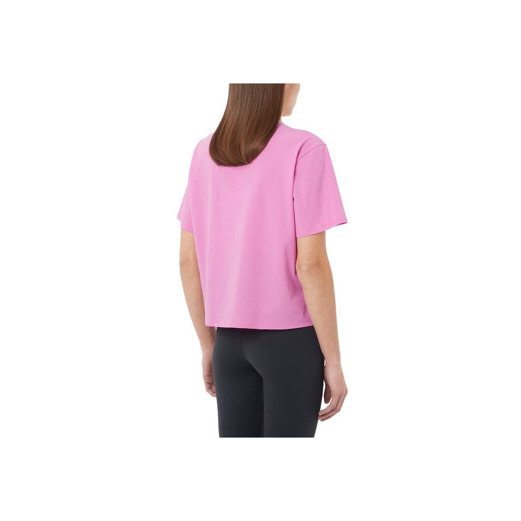 Salomon Trackline Series Fashionable Skin-Friendly Minimalist Versatile Short Sleeve Drop Shoulder T-Shirt Women Tops C26595