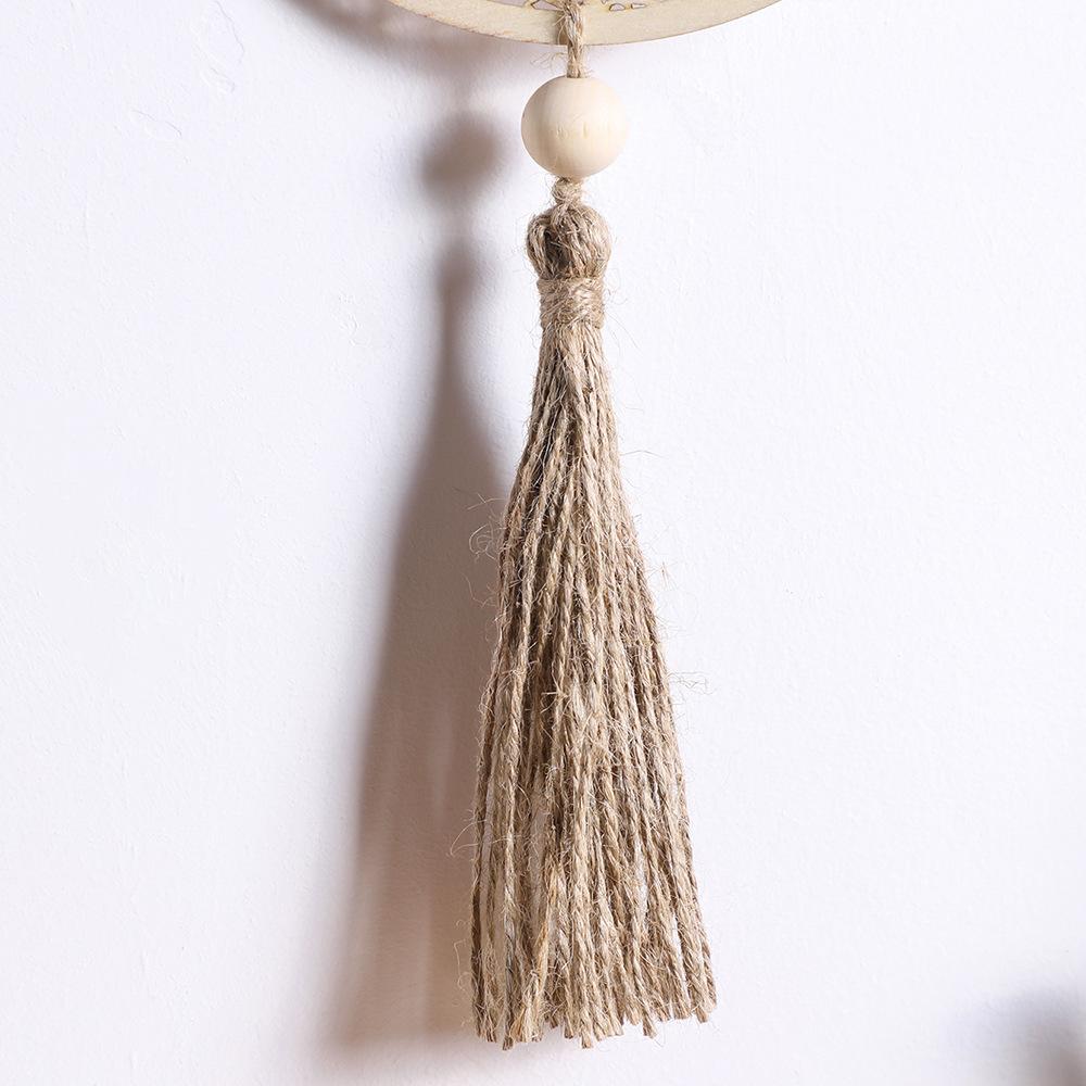 Holz Ramadan Dekoration Eid Banner Mubarak Basteln Mond Für Zuhause Hängender Schmuck Anhänger Islam Muslimische Partyzubehör