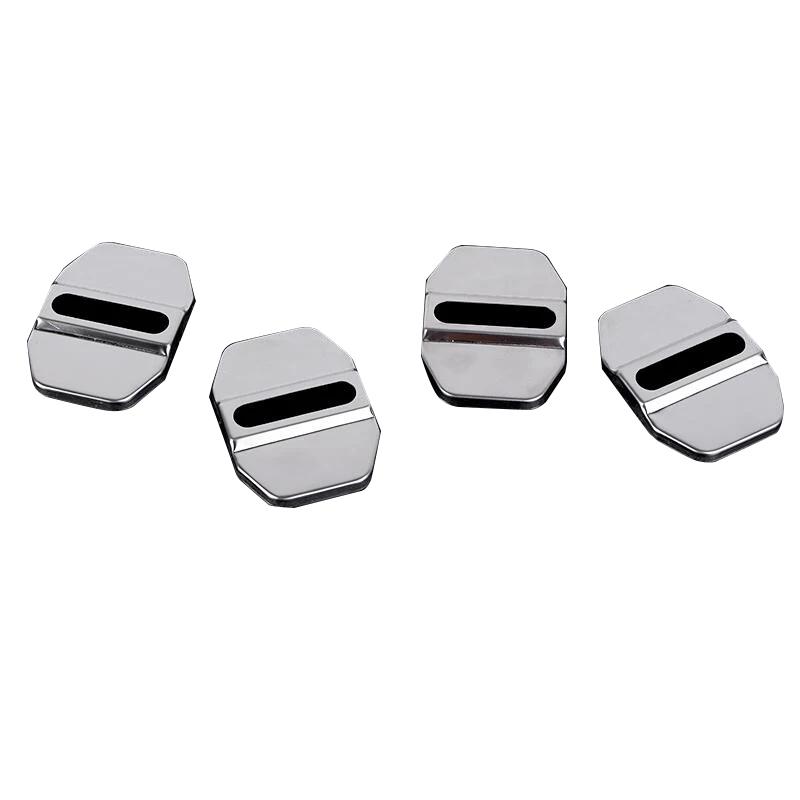 

For Mercedes Benz C E M Class GL ML CLA GLA GLK Automotive Design Door Lock Cover Protection Stickers Decorative Accessories 4 PCS