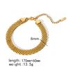 European And American Titanium Steel Bracelet Diy Bracelet 18k Gold Plated Non Fading Stainless Steel Chain Bracelet