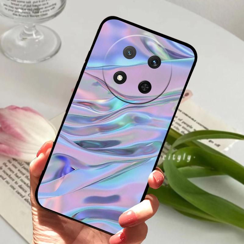 For Honor Magic7 Lite Case BRP-NX1 Luxury Painted Cover Soft TPU Silicone Cases For Honor X9C Magic7Lite X60 Pro X60Pro Fundas