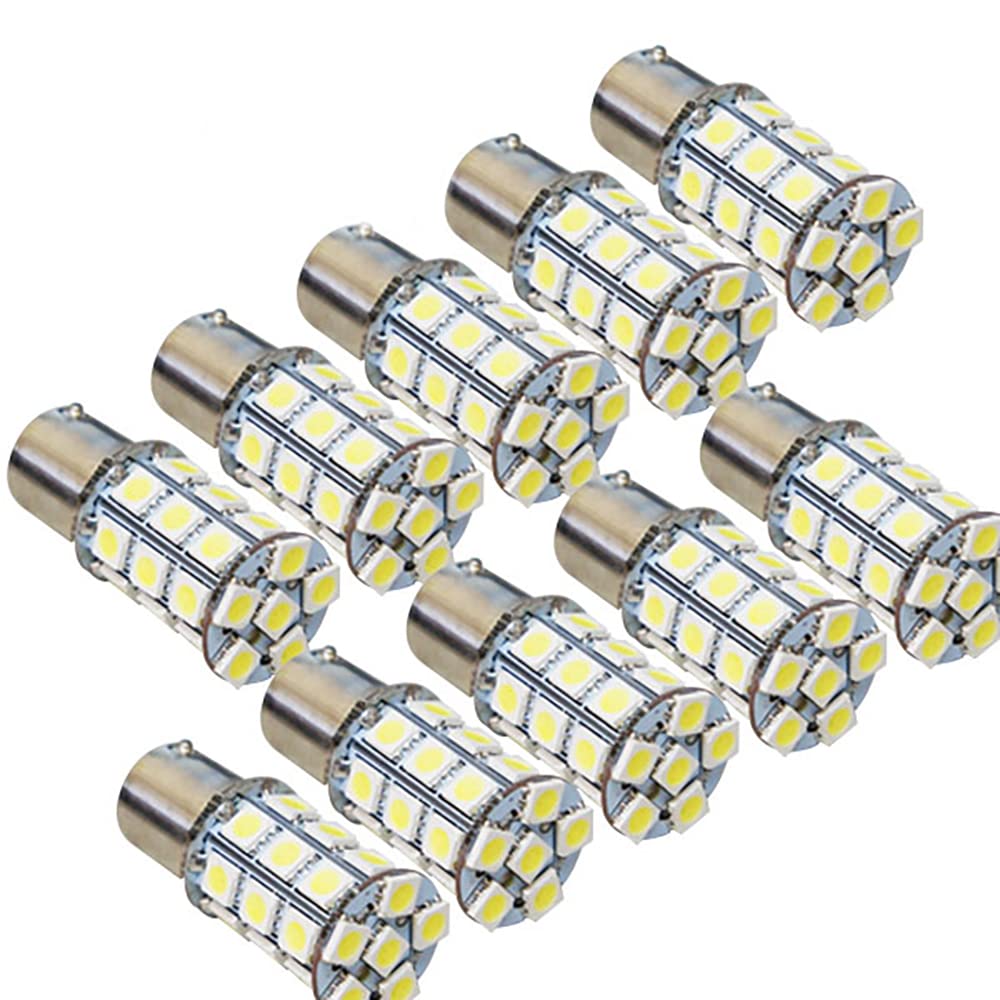 

S25 27 рядов 24 В одношариковый 5050SMD LED BA15S Габаритный огонь автобуса Боковой габарит Параллельный S25 T27 (L5.0cm x белый