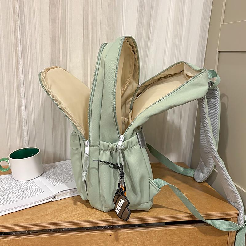 Animal Embroidery Campus Student Schoolbag Women's Lightweight Large Capacity Backpack