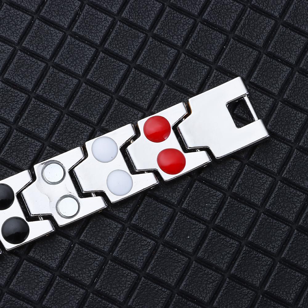 Acupoint Massage Treatment Energy Healing Detachable Bangle Hematite Magnetic Therapy Bracelet