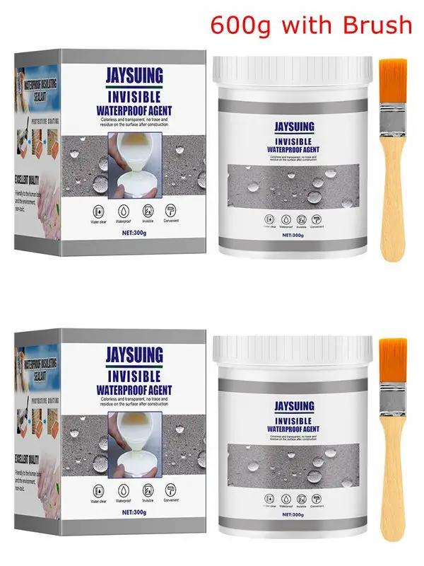 100/200/600g Waterproof Agent Toilet Anti-leak Spray Sealing Glue with Brush Repair Broken Powerful Invisible Paste Sealant Glue