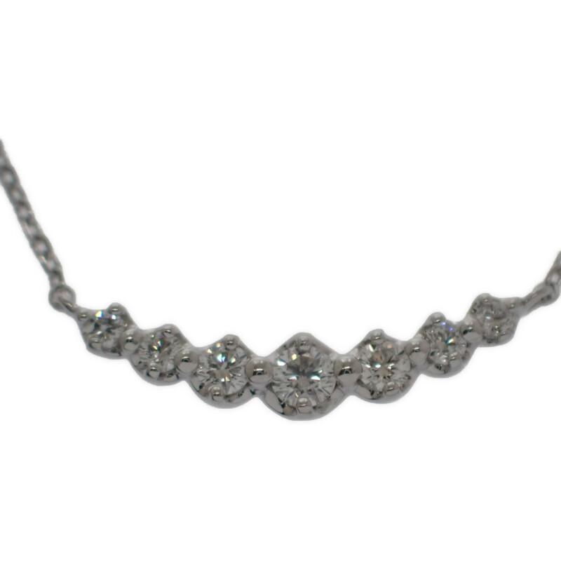 4℃  Necklace K18 white gold/diamond Women