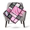 Birthday Gift Personalized Name Blankets Soft Cozy Lightweight Allseason Multipurpose Blanket For Picnic Sofa Office Bed Living Room Suitable For