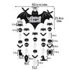 Halloween Bats Wall Decor Bat Door Hangable Sign Decorations Home Decor For Haunted House Porches Fireplaces Party Porch