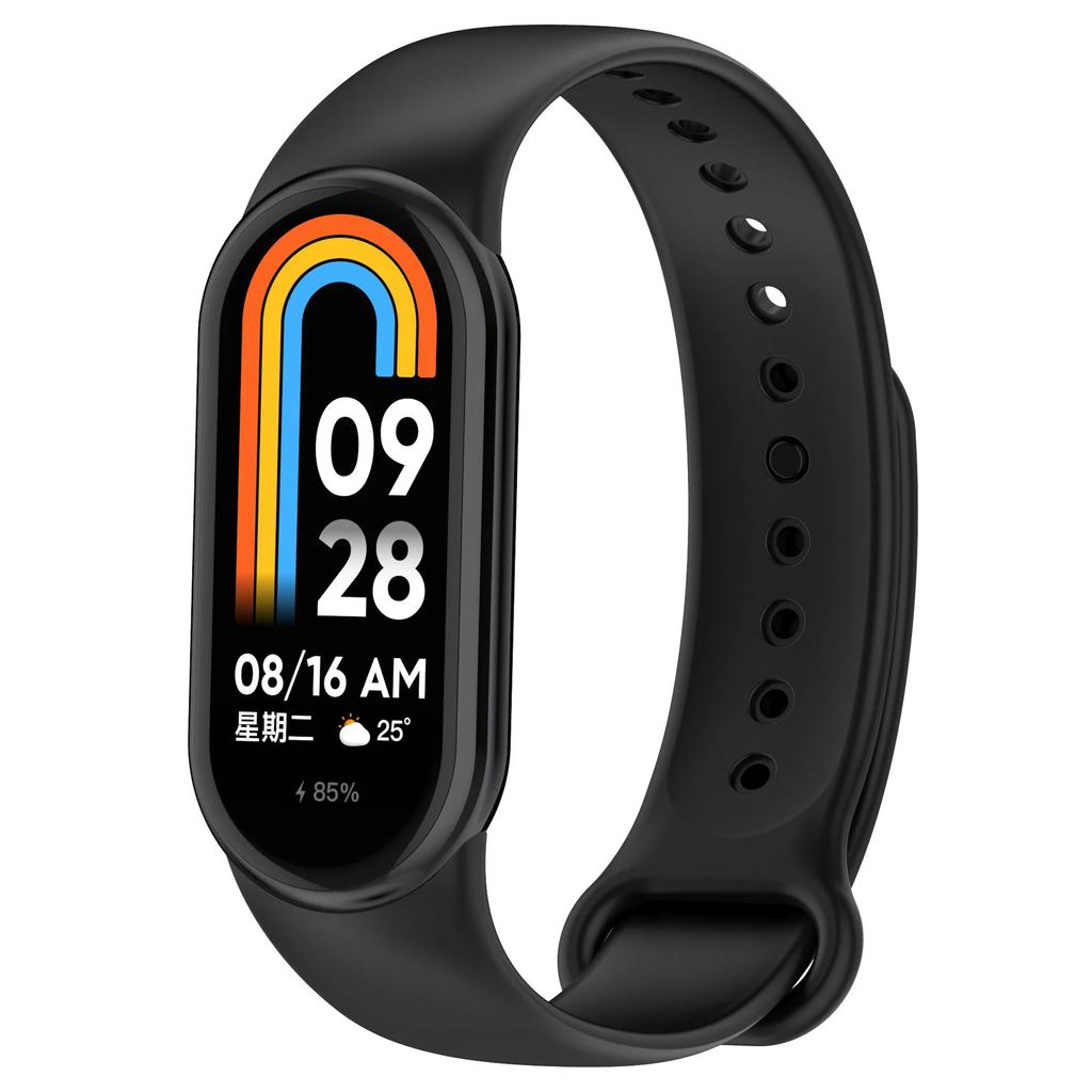 Silicone Strap For Mi Band 8 9 Xiaomi 8 NFC Bracelet Sport Belt Replacement Smartwatch Bracelet Watchband Xiaomi Mi Band 8 Strap