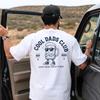 Dads Club Beer T Shirt Funny Dad Fathers Day Vintage Designer Clothes Stretched Graphic Comfortable Stylish Casual