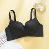 Black Technology Soft Support Fixed Cup Glossy Underwear Women's Traceless Gathering To Show Breasts Closed Breasts Anti-sagging Beautiful Back Bra