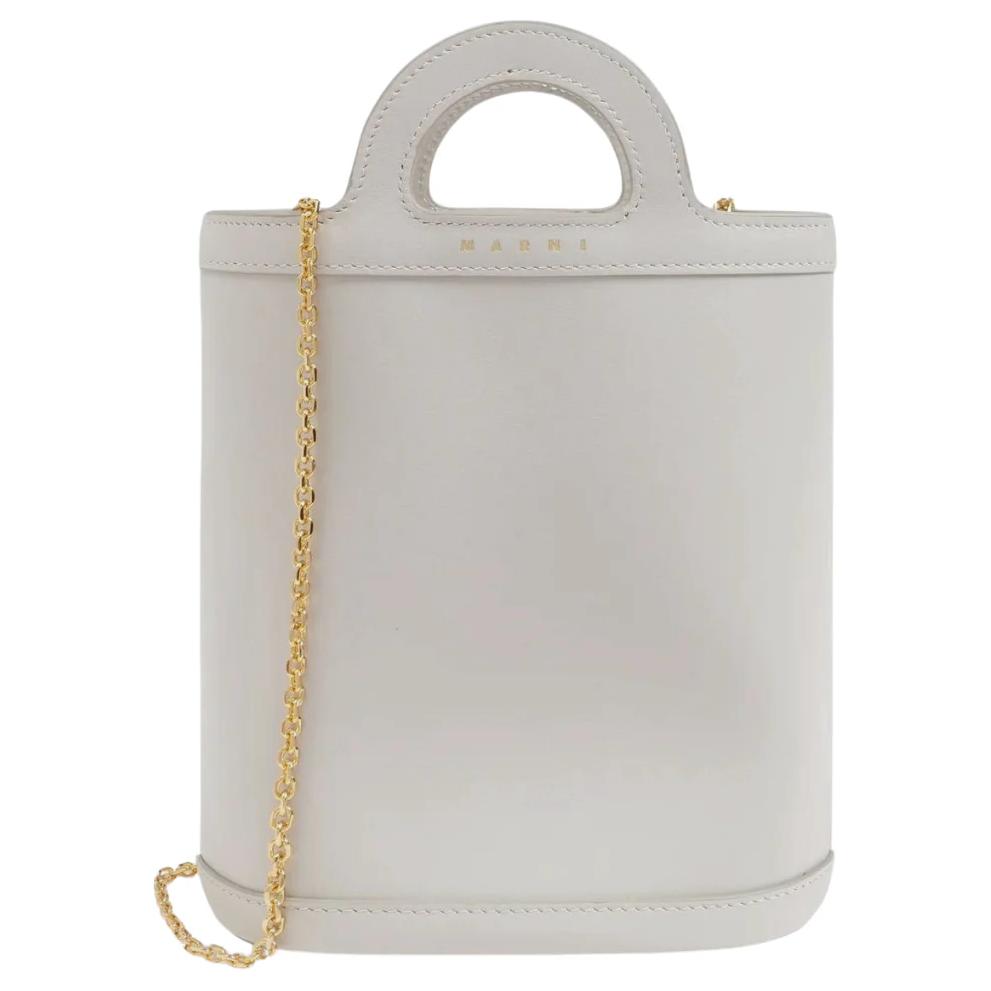 

Marni Mini Shoulder Crossbody Bag With Gold Hardware In White Women Handbags PHMO0039Q1LV58900N03 Basic Set (Bag+Dust Bag)