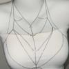 Glitter Rhinestone Bust Chain Multilayer Bikini Chest Chain Body Jewelry Body Chain Jewelry  Women