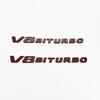 GSNL1 GSNL10 3D Letters Car ABS Side Trunk Emblem V8BITURBO Logo Sticker for Mercedes-Benz W205 C63 C63S Series Accessories