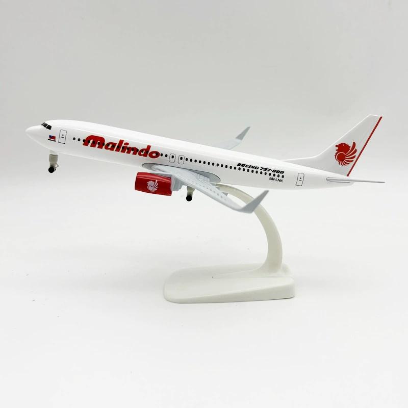 

20СМ Malindo Airlines 737 B737-800 Airways Сплав Металл 1:400 Модель самолета Литая модель самолета и колеса Самолет