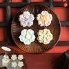 Pattern Pie Making Manual Press Sakura Mooncake Mold Mooncake Press Pastry Tool Cookie Stamps