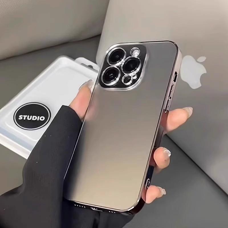 AG Matte PC Phone Case IPhone 17 Pro Max 16 15 Series With Lens Protection Full Cover Shockproof Anti-Fingerprint
