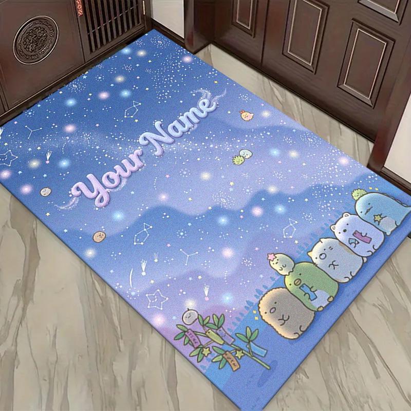 Name Custom Sumikko Carpet Rug for Living Room Bedroom Home Sofa Decoration,Kids play Non-slip Floor Mat