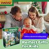 Mini Magnetic Building Blocks: Light-Up Forest Adventure Toy Set