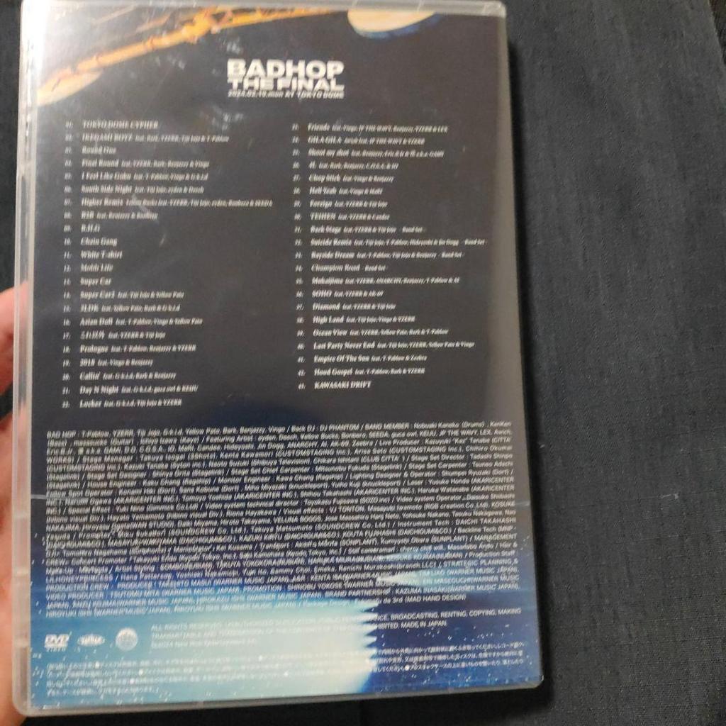 [USED] BAD HOP THE FINAL TOKYO DOME LIVE DVD