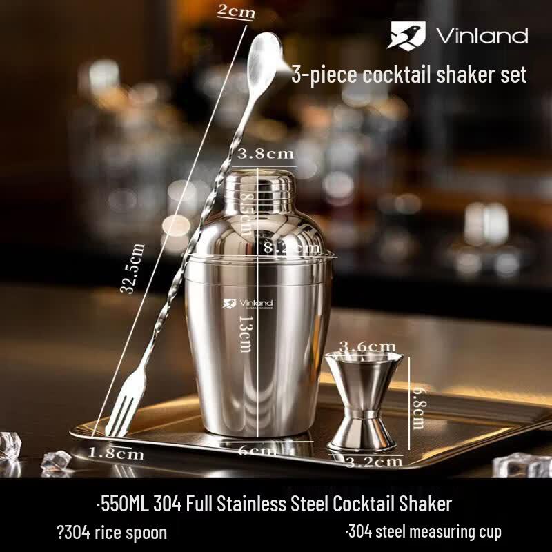 Cocktail Shaker Bartender Tool Set