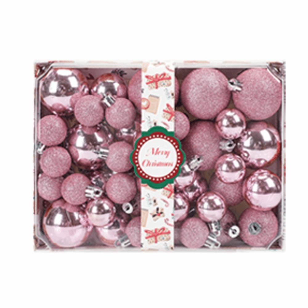 42Pcs 3/4/5cm Christmas Balls Set Creative Xmas Tree Pendants  Happy New Year Decoration