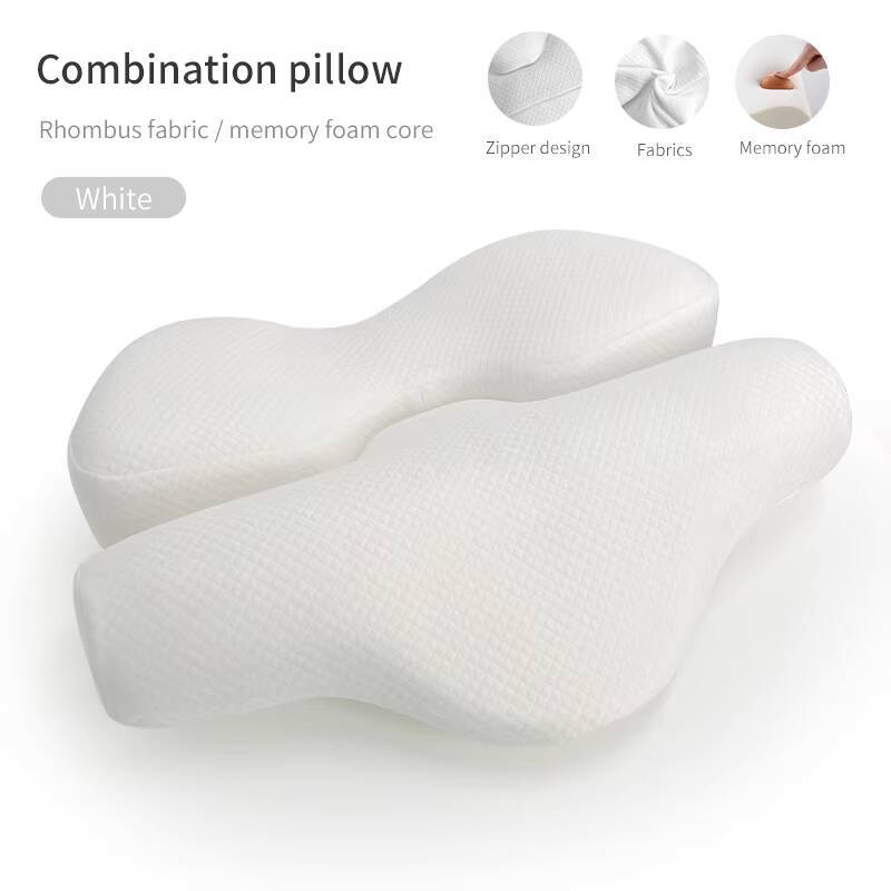 Neck Pain Relief Sleep Cervical Bed Memory Foam Pillow Memory Foam Pillow for Side Sleepers Ergonomic Orthopedic Bed Relief