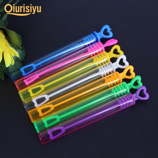 12Pcs Star Heart Shape Bubble Makers Sticks Wands Party Children Kids Fun Toys