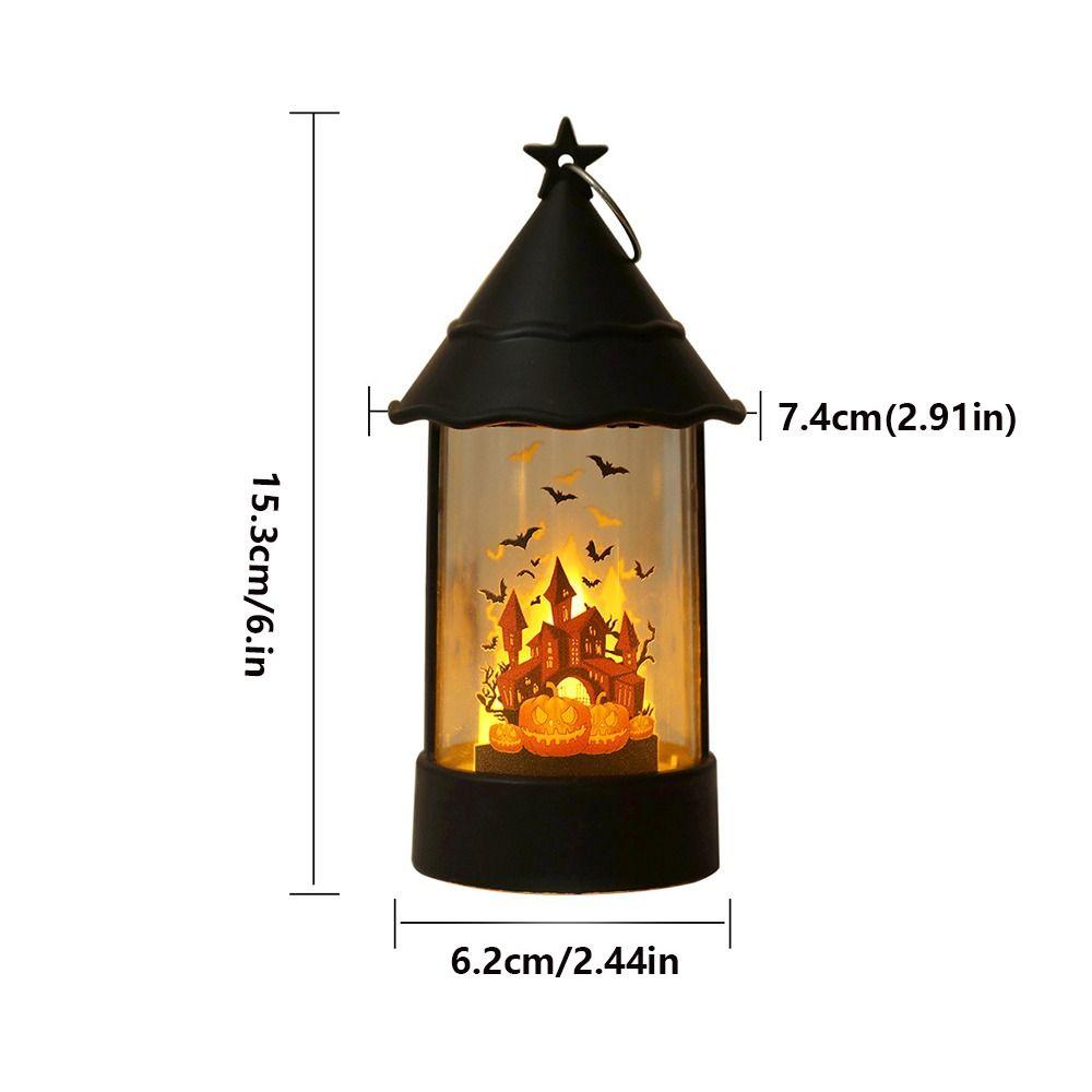 Vintage Halloween Decorative Light Portable Pumpkin Light Halloween LED Lamp Living Room Decor