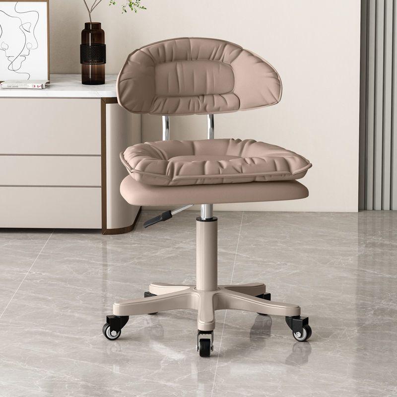 Reliable Beauty Stool Swivel Recliner with Casters for Home and Makeup